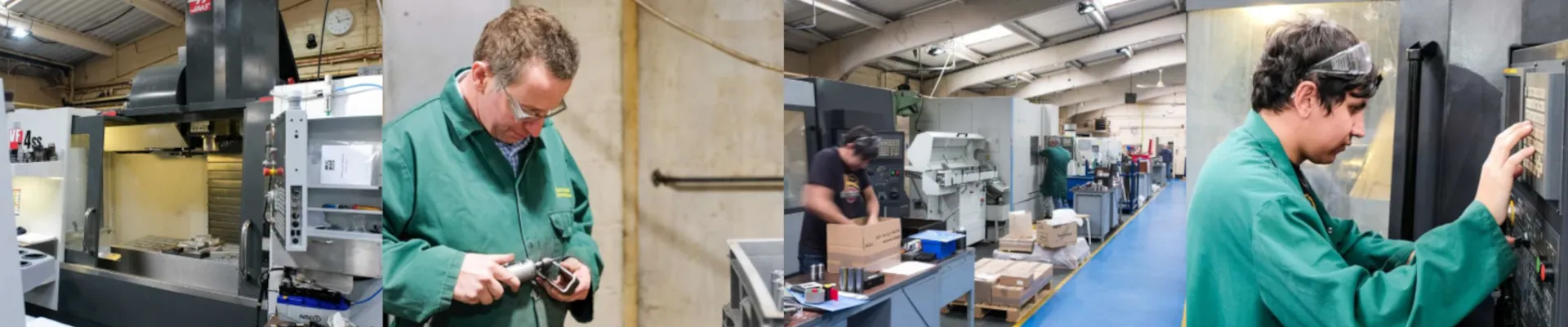 Banner showing plant and machinery